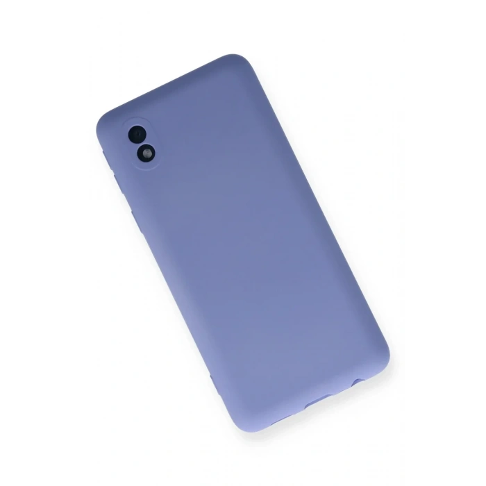 Newface Samsung Galaxy A01 Core Kılıf Nano içi Kadife Silikon - Lila