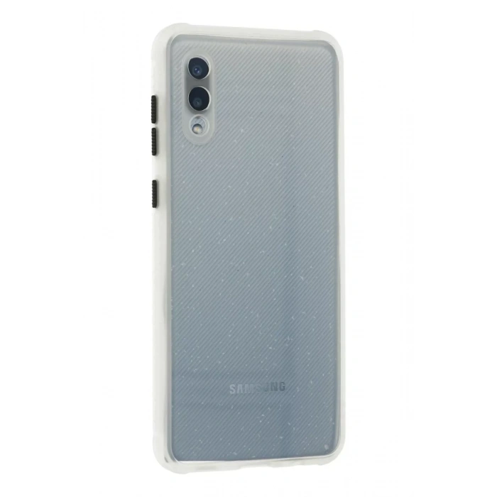 Newface Samsung Galaxy A02 Kılıf Miami Şeffaf Silikon - Şeffaf