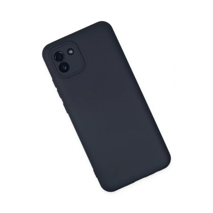 Newface Samsung Galaxy A03 Kılıf Nano içi Kadife Silikon - Lacivert
