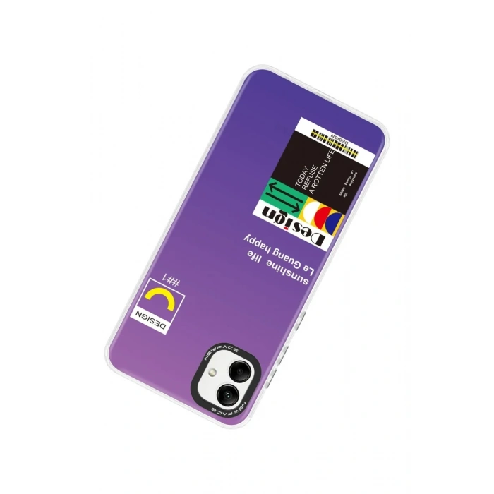 Newface Samsung Galaxy A04 Kılıf Estoril Desenli Kapak - Estoril - 4