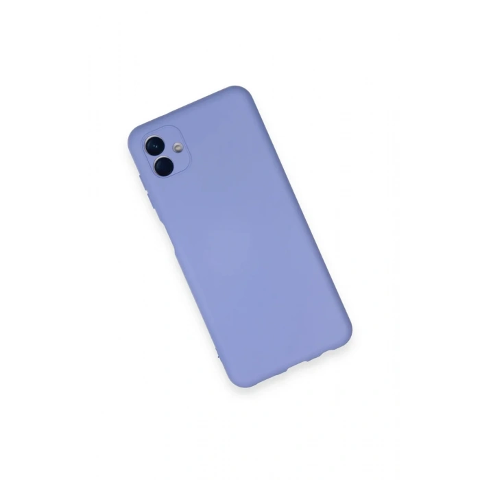 Newface Samsung Galaxy A04 Kılıf Nano içi Kadife Silikon - Lila