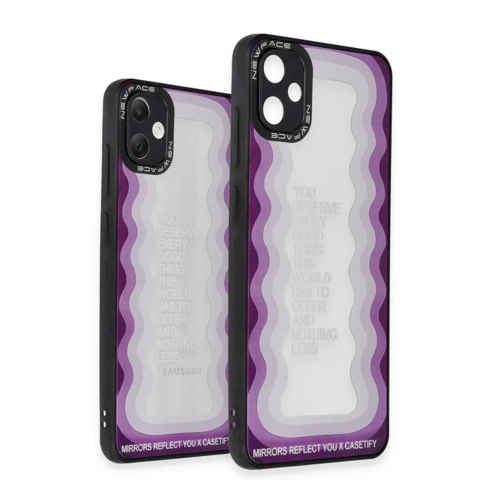 Newface Samsung Galaxy A05 Kılıf Mirror Desenli Kapak - Mirror - 5