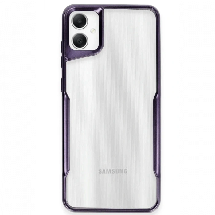 Newface Samsung Galaxy A06 Kılıf Boyi Silikon Kapak - Derin Mor