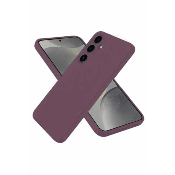 Newface Samsung Galaxy A06 Kılıf First Silikon - Mürdüm