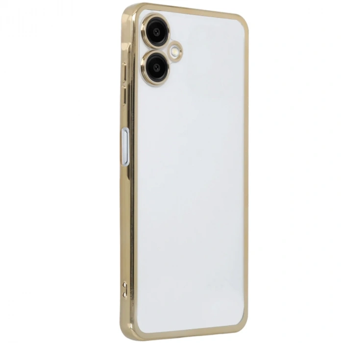 Newface Samsung Galaxy A06 Kılıf Razer Lensli Silikon - Gold