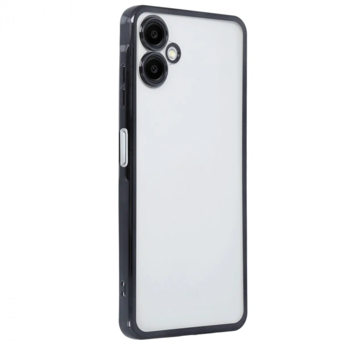 Newface Samsung Galaxy A06 Kılıf Razer Lensli Silikon - Siyah