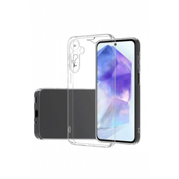 Newface Samsung Galaxy A26 Kılıf Lüx Şeffaf Silikon