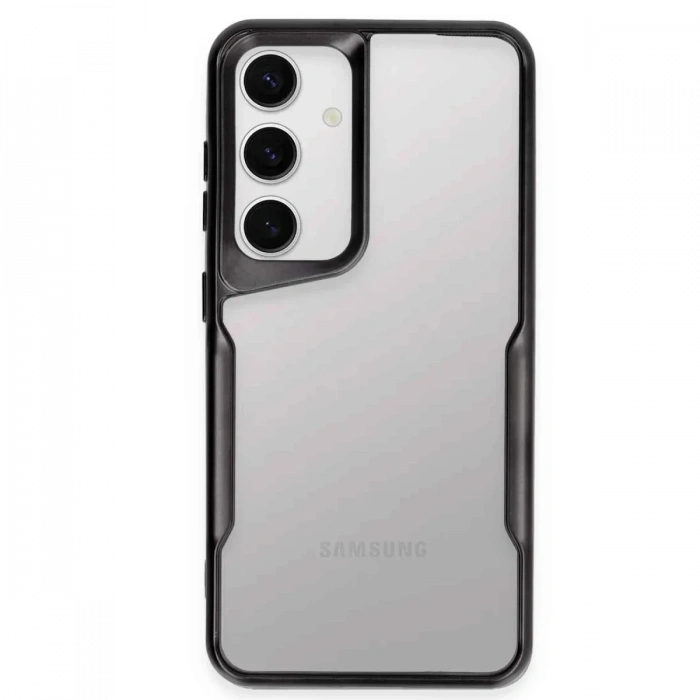 Newface Samsung Galaxy A36 Kılıf Boyi Silikon Kapak - Siyah