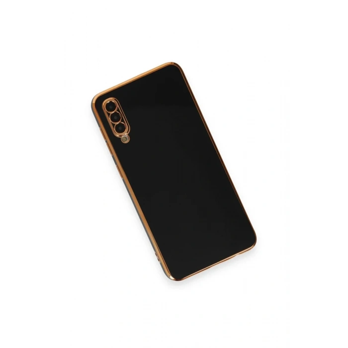 Newface Samsung Galaxy A70 Kılıf Volet Silikon - Siyah