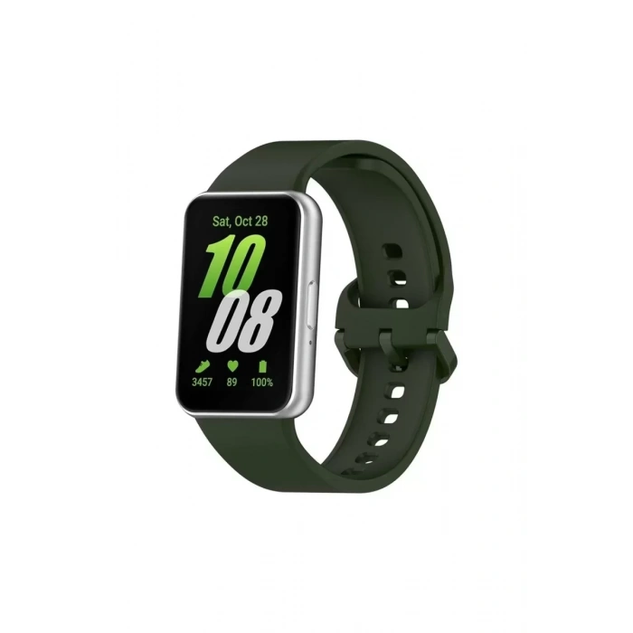Newface Samsung Galaxy Fit 3 Klasik Kordon - Haki Yeşil