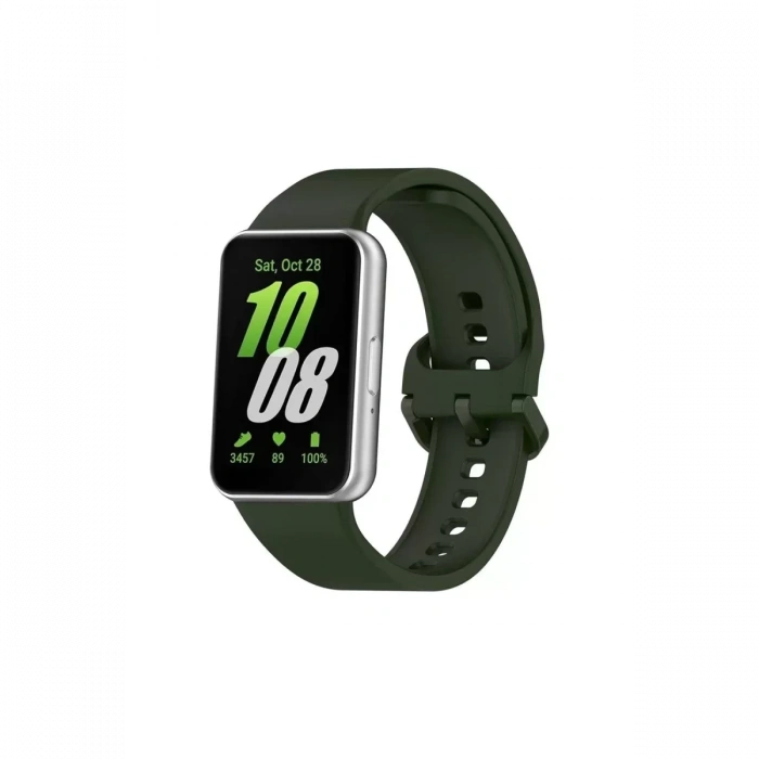 Newface Samsung Galaxy Fit 3 Klasik Kordon - Haki Yeşil