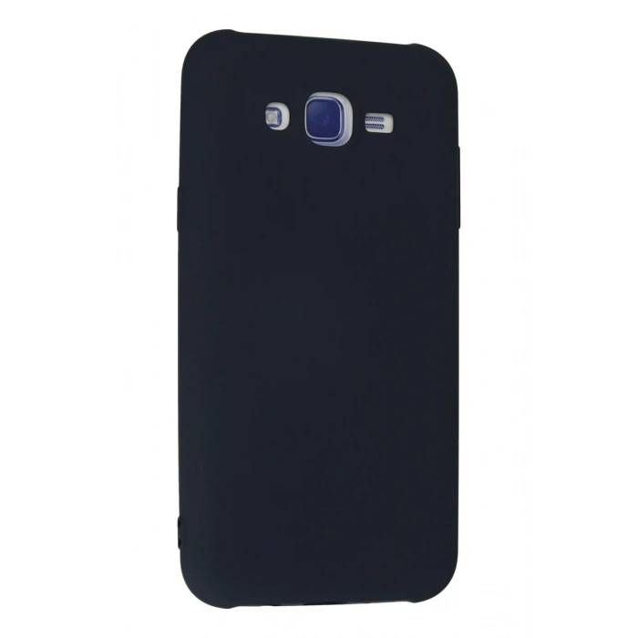 Newface Samsung Galaxy J7 Kılıf Nano içi Kadife Silikon - Lacivert