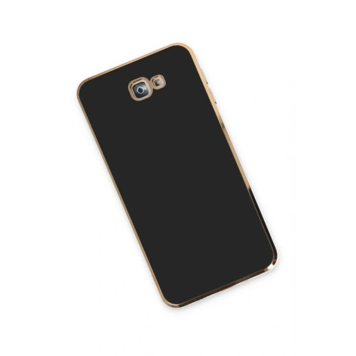 Newface Samsung Galaxy J7 Prime Kılıf Volet Silikon - Siyah