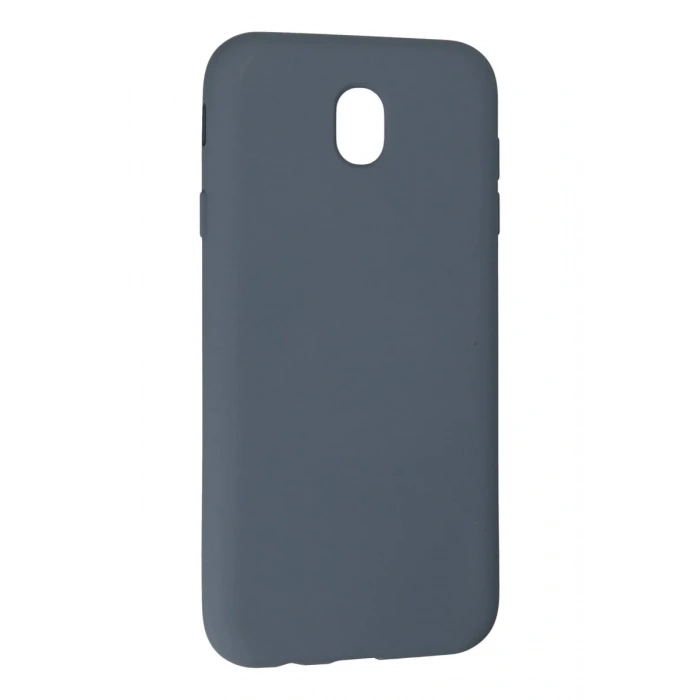Newface Samsung Galaxy J7 Pro / J730 Kılıf Nano içi Kadife Silikon - Gri