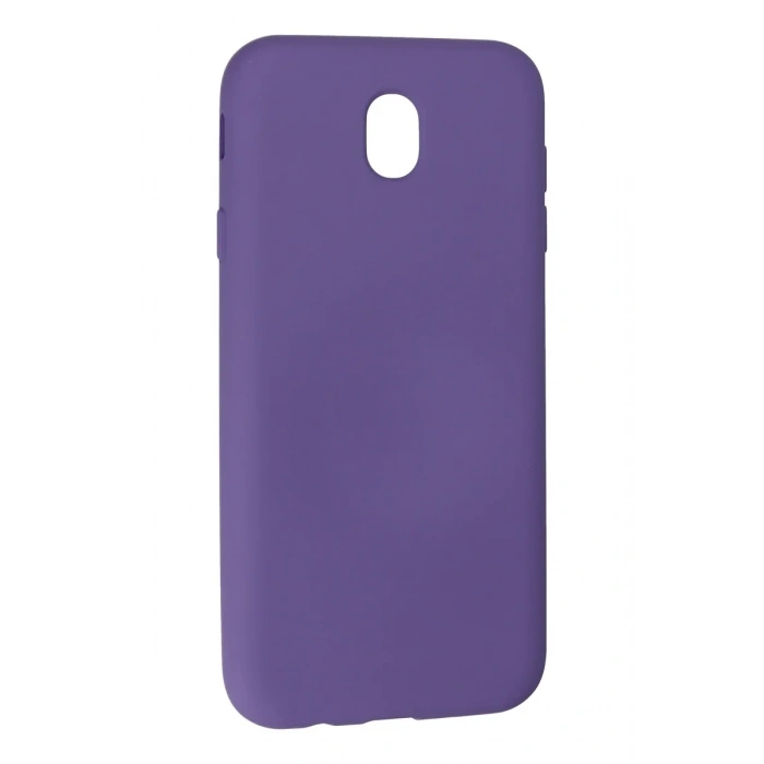 Newface Samsung Galaxy J7 Pro / J730 Kılıf Nano içi Kadife Silikon - Mor