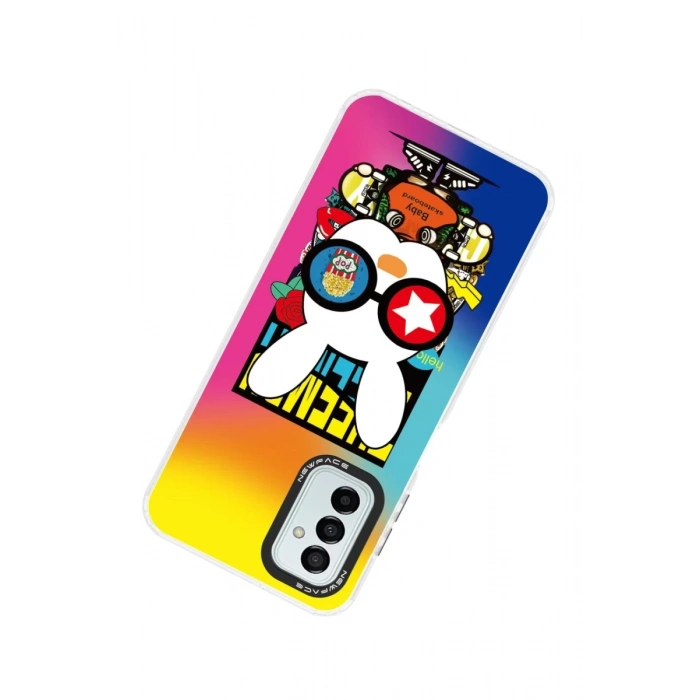 Newface Samsung Galaxy M13 Kılıf Estoril Desenli Kapak - Estoril - 10
