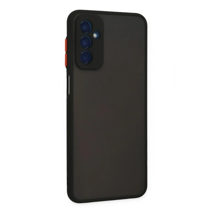 Newface Samsung Galaxy M13 Kılıf Montreal Silikon Kapak - Siyah