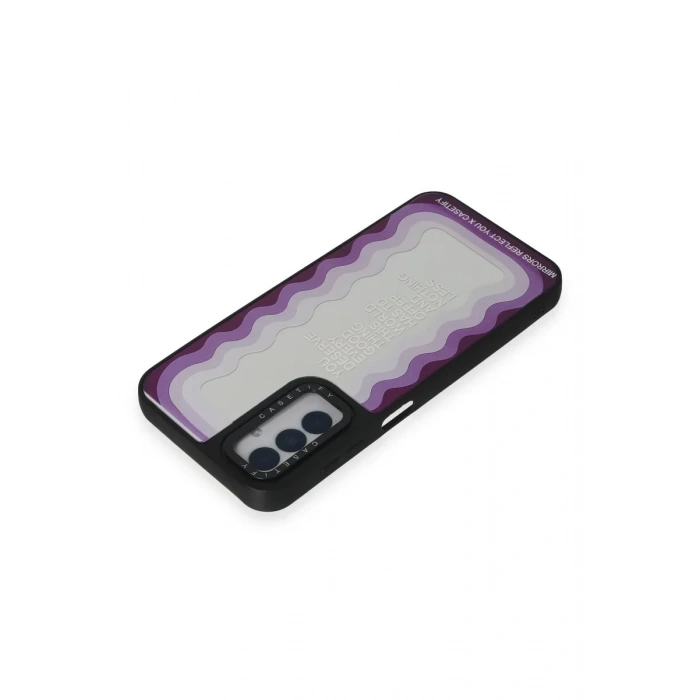 Newface Samsung Galaxy M14 5G Kılıf Mirror Desenli Kapak - Mirror - 5