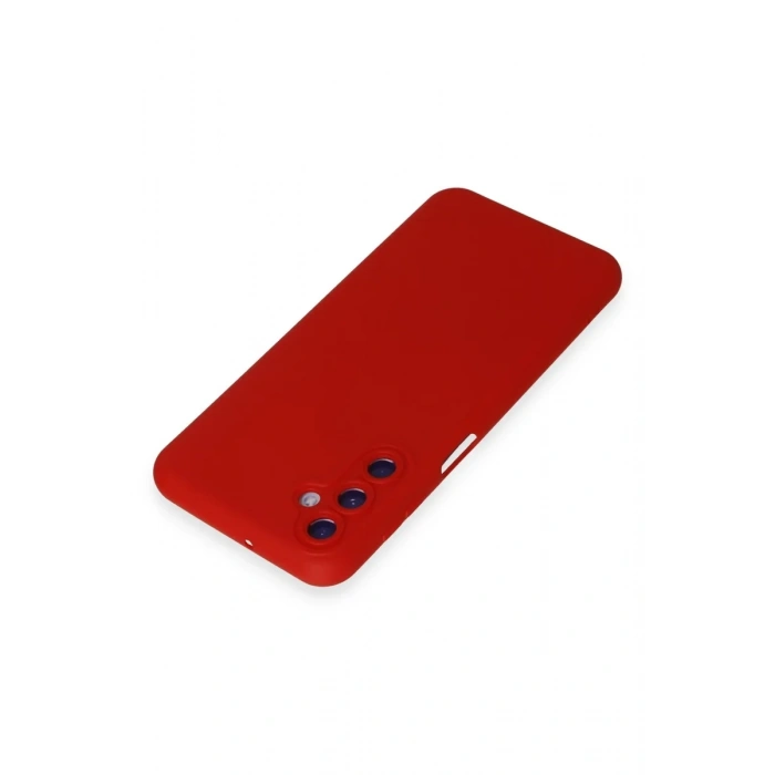 Newface Samsung Galaxy M14 5G Kılıf Nano içi Kadife Silikon - Kırmızı