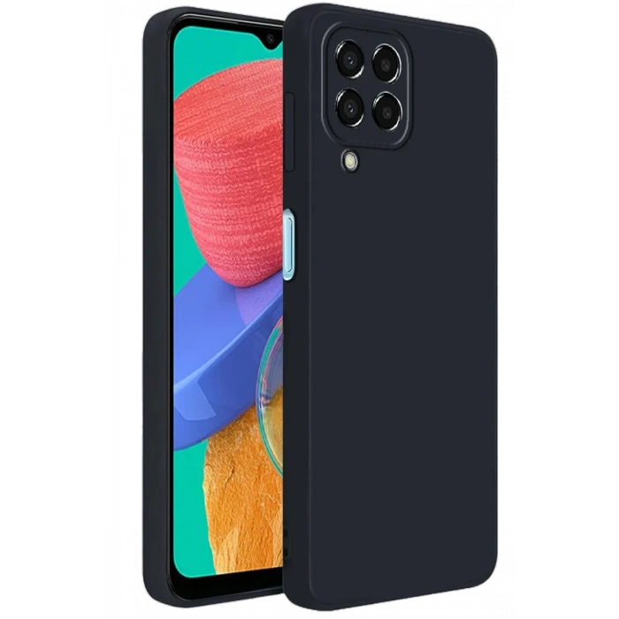 Newface Samsung Galaxy M33 Kılıf First Silikon - Siyah