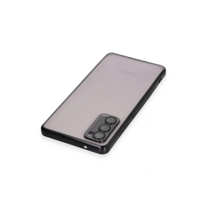 Newface Samsung Galaxy S20 FE Kılıf Razer Lensli Silikon - Siyah
