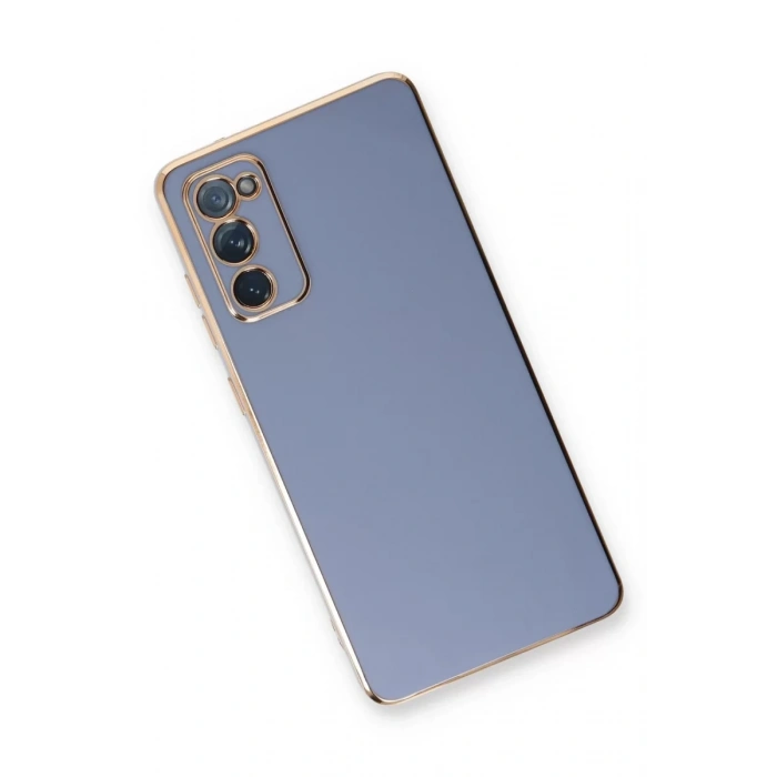 Newface Samsung Galaxy S20 FE Kılıf Volet Silikon - Mavi