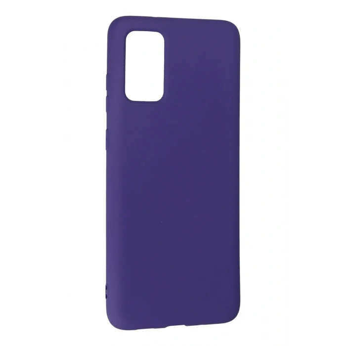 Newface Samsung Galaxy S20 Plus Kılıf Nano içi Kadife Silikon - Mor