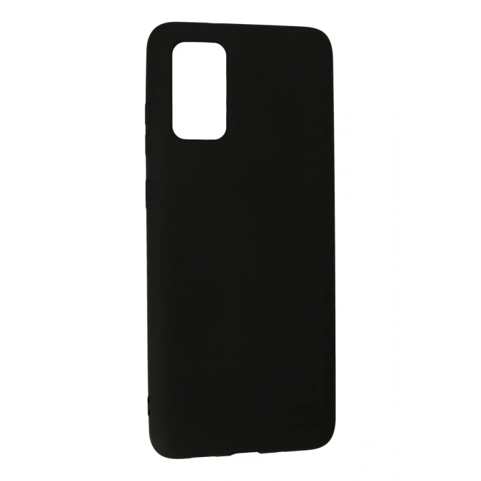 Newface Samsung Galaxy S20 Plus Kılıf Nano içi Kadife Silikon - Siyah