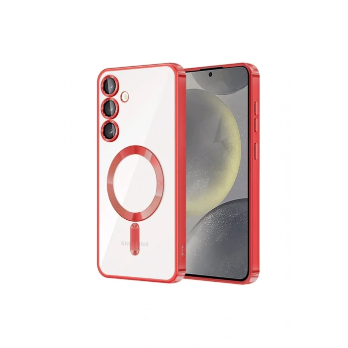 Newface Samsung Galaxy S23 Plus Kılıf Kross Magneticsafe Kapak - Kırmızı