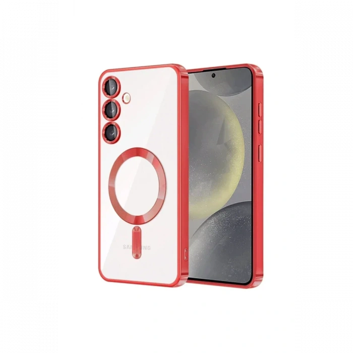 Newface Samsung Galaxy S23 Plus Kılıf Kross Magneticsafe Kapak - Kırmızı