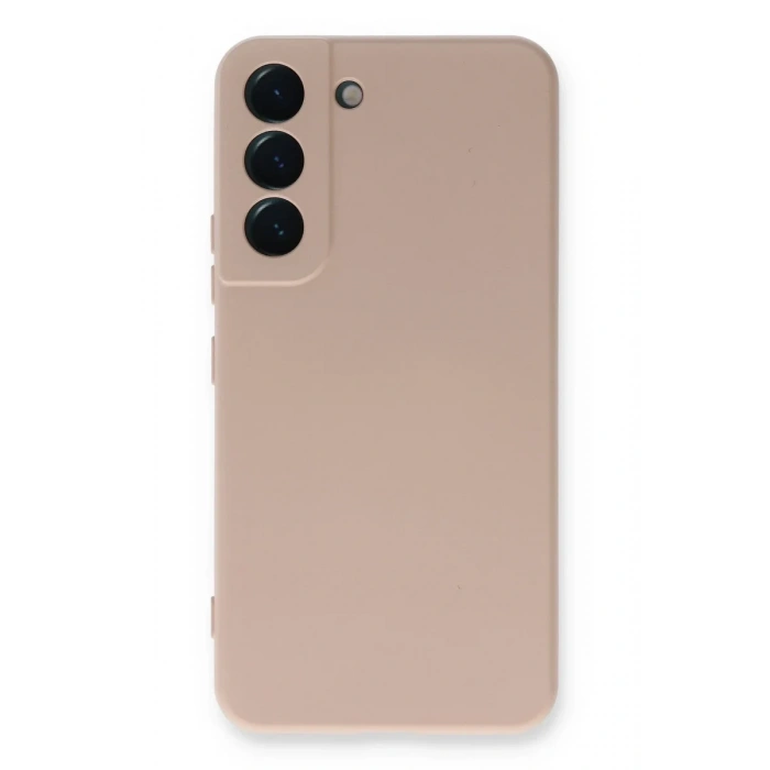 Newface Samsung Galaxy S23 Plus Kılıf Nano içi Kadife Silikon - Pudra