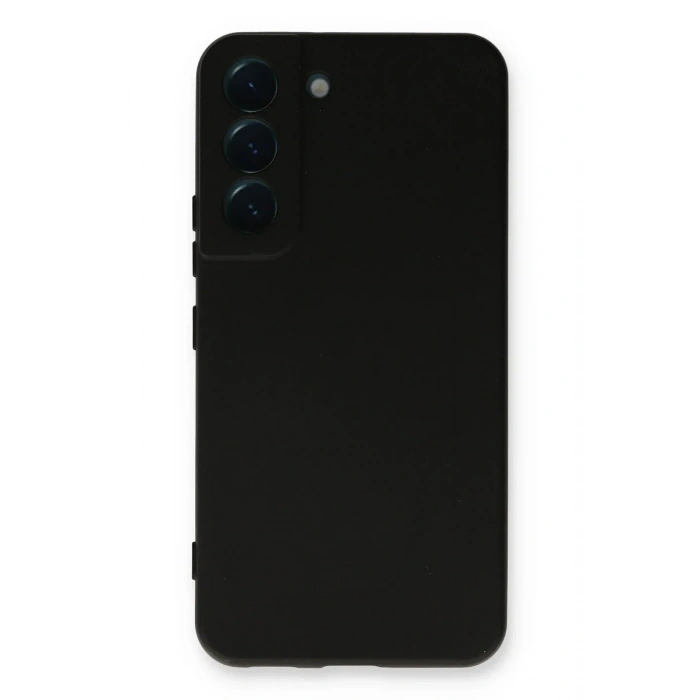 Newface Samsung Galaxy S23 Plus Kılıf Nano içi Kadife Silikon - Siyah