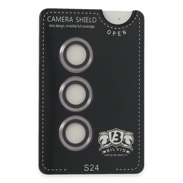 Newface Samsung Galaxy S24 Bilvis Titan Kamera Lens - Derin Mor