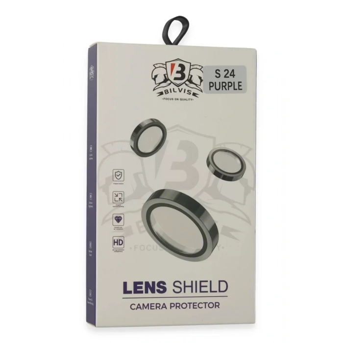 Newface Samsung Galaxy S24 Bilvis Titan Kamera Lens - Derin Mor