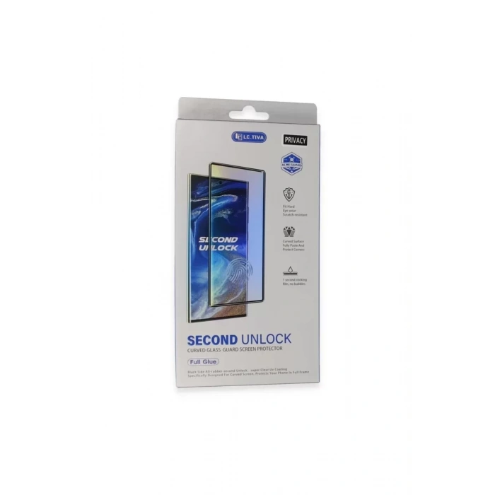 Newface Samsung Galaxy S24 Ultra Durable Full Glue Curved Hayalet Cam