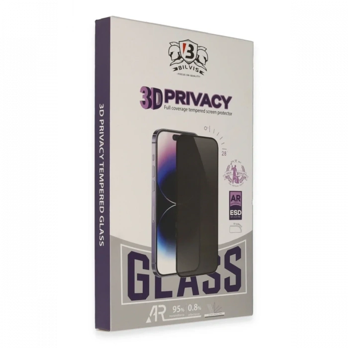 Newface Samsung Galaxy S25 Ultra Bilvis 3D Hayalet Cam Ekran Koruyucu