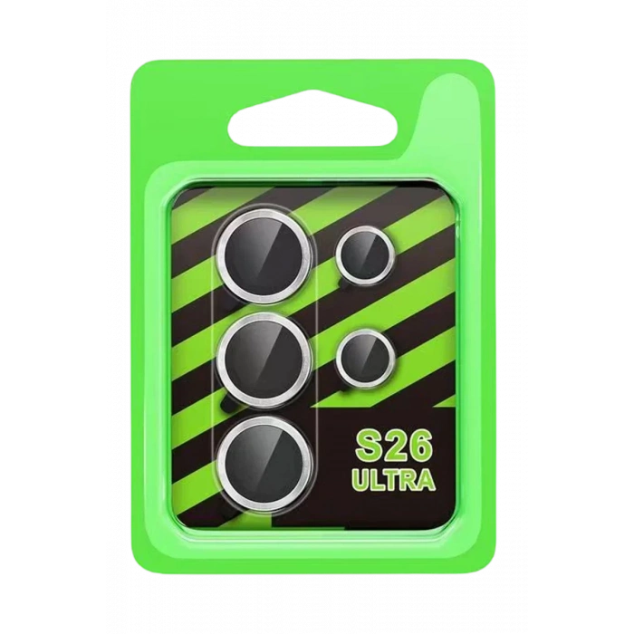 Newface Samsung Galaxy S26 Ultra Raze Metal Kamera Lens - Gümüş