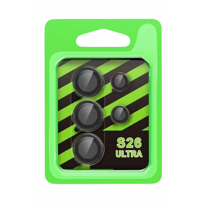 Newface Samsung Galaxy S26 Ultra Raze Metal Kamera Lens - Siyah