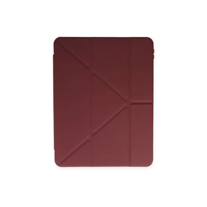 Newface Samsung Galaxy X200 Tab A8 10.5 Kılıf Kalemlikli Mars Tablet Kılıfı - Mürdüm