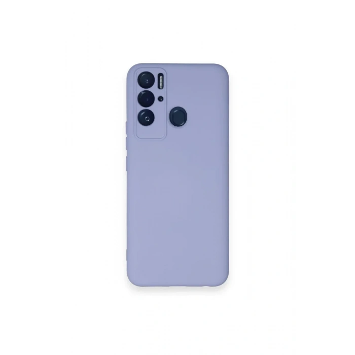Newface Tecno Pova Neo Kılıf Nano içi Kadife Silikon - Lila