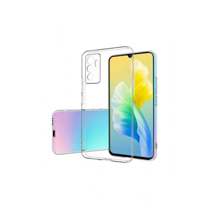 Newface Vivo V23 5G Kılıf Lüx Şeffaf Silikon