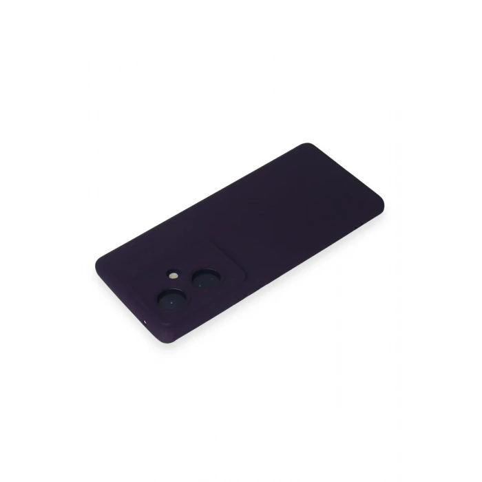 Newface Vivo V29 Lite Kılıf Nano içi Kadife Silikon - Mor
