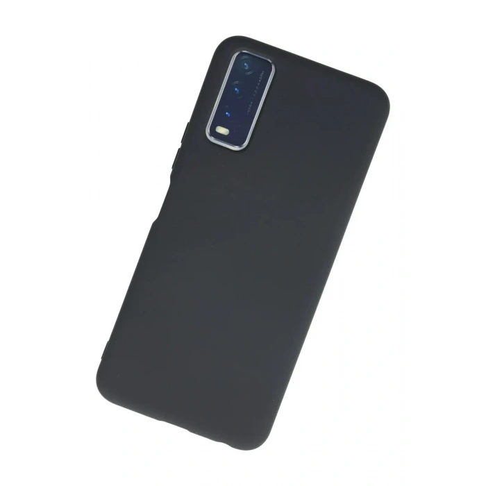 Newface Vivo Y11S Kılıf Nano içi Kadife Silikon - Gri