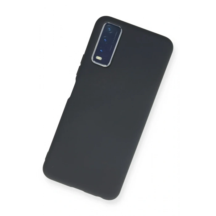 Newface Vivo Y11S Kılıf Nano içi Kadife Silikon - Lacivert