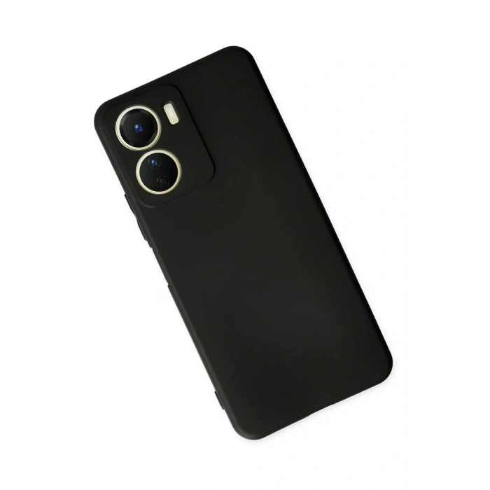 Newface Vivo Y16 Kılıf First Silikon - Siyah
