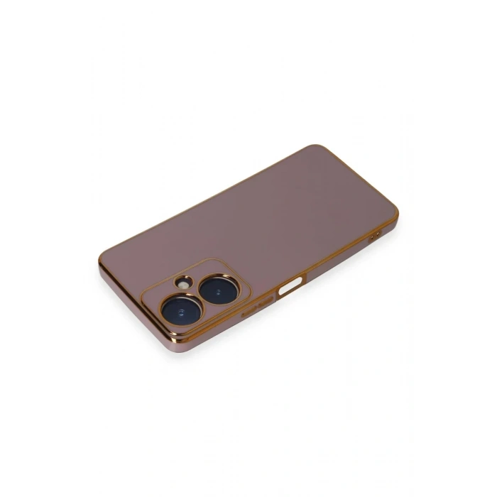 Newface Vivo Y27 Kılıf Volet Silikon - Mor