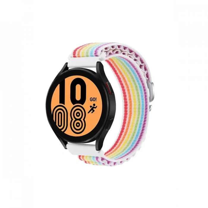 Newface Watch 20mm Kr410 Kumaş Kordon - Gökkuşağı