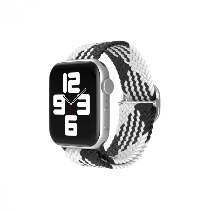 Newface Watch 20mm Star Kordon - Siyah-beyaz