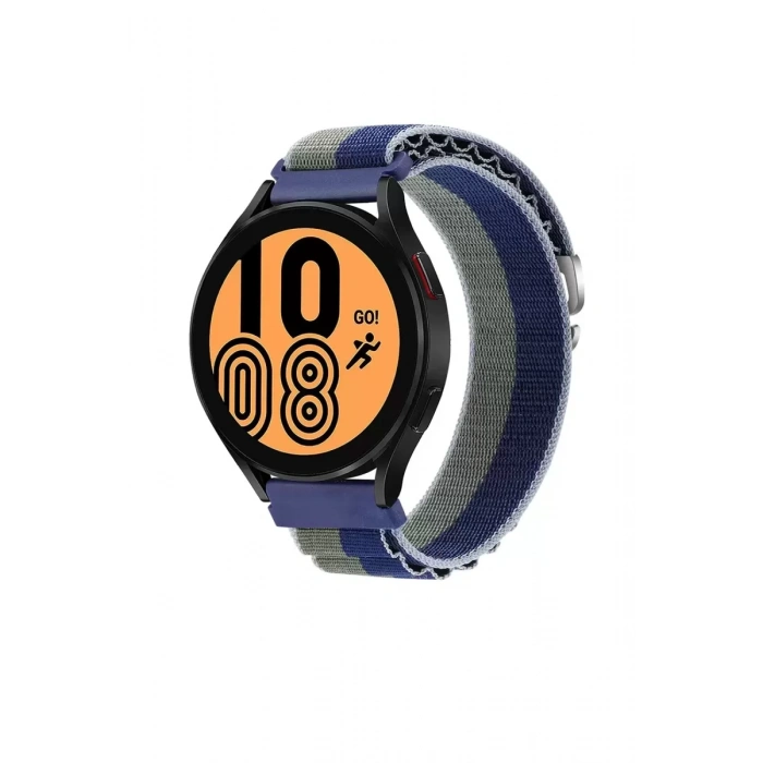 Newface Watch 22mm Kr410 Kumaş Kordon - Lacivert-yeşil