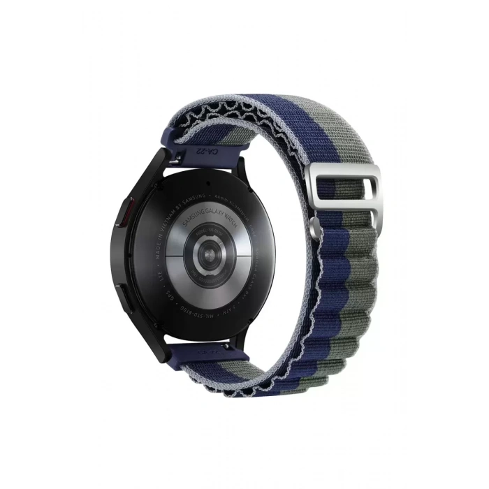 Newface Watch 22mm Kr410 Kumaş Kordon - Lacivert-yeşil
